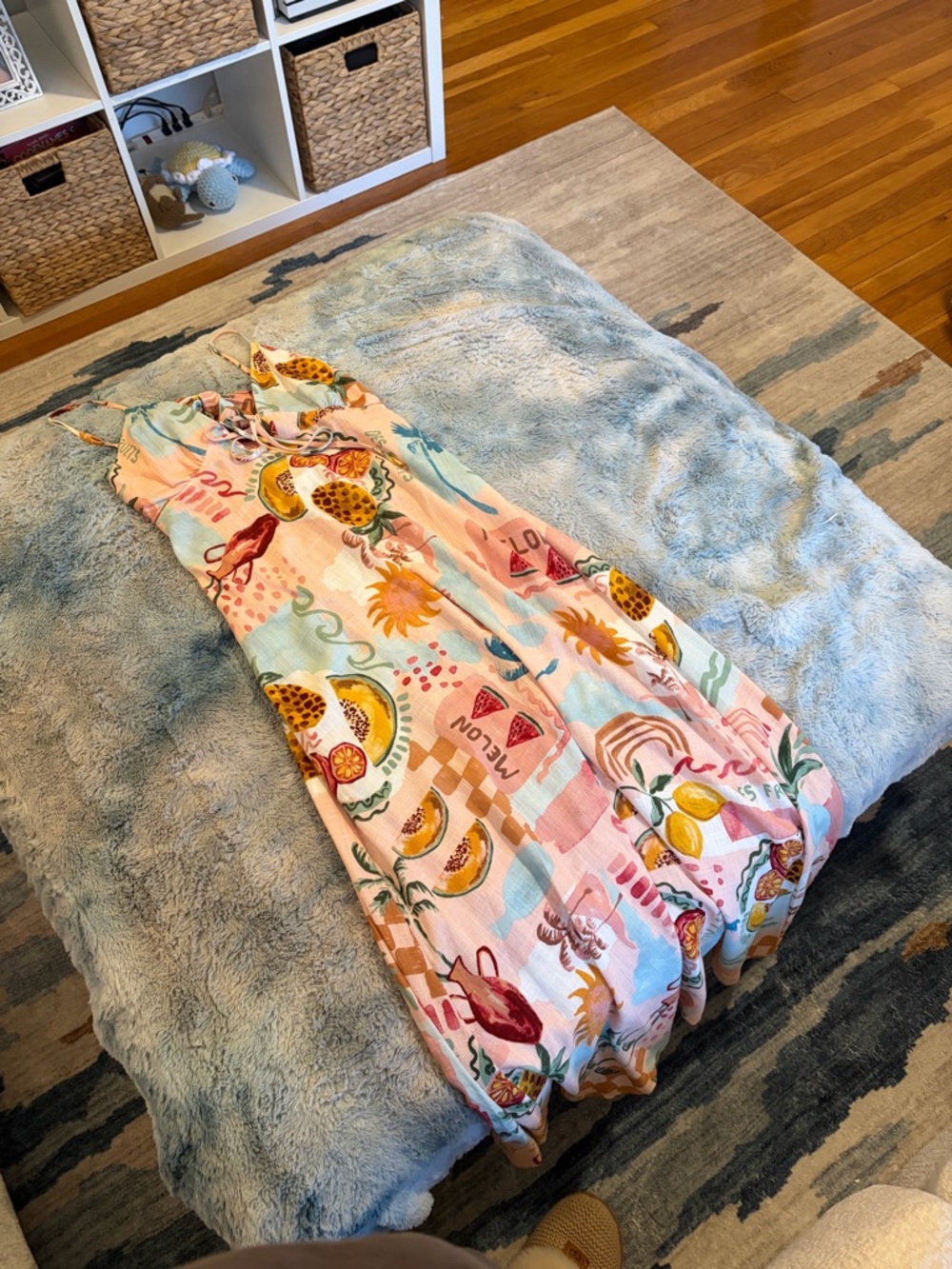 Tropical Print Maxi Dress